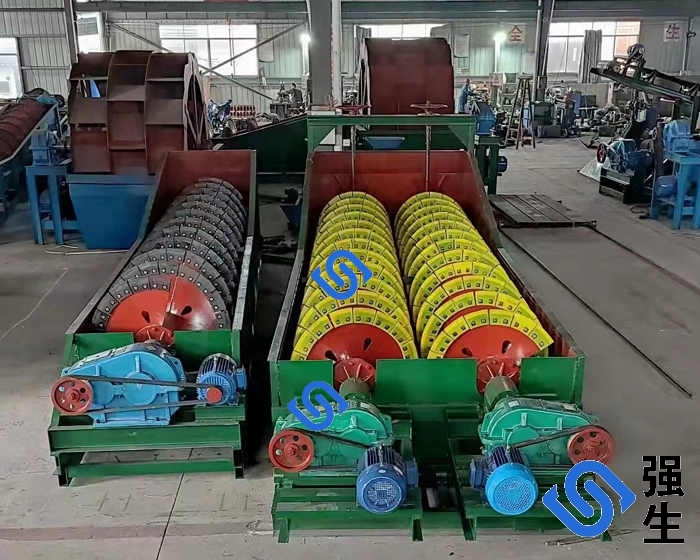 河道清淤砂石雙螺旋洗砂機(jī)